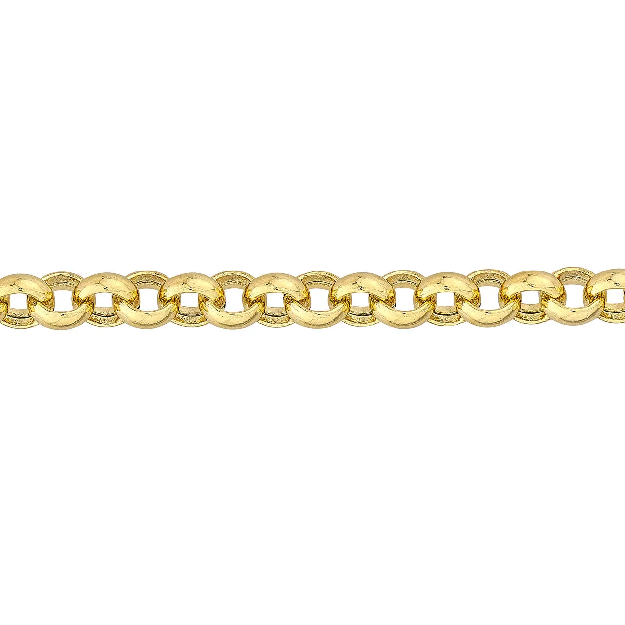 14K Yellow Gold 5.2mm Rolo Chain Bracelet