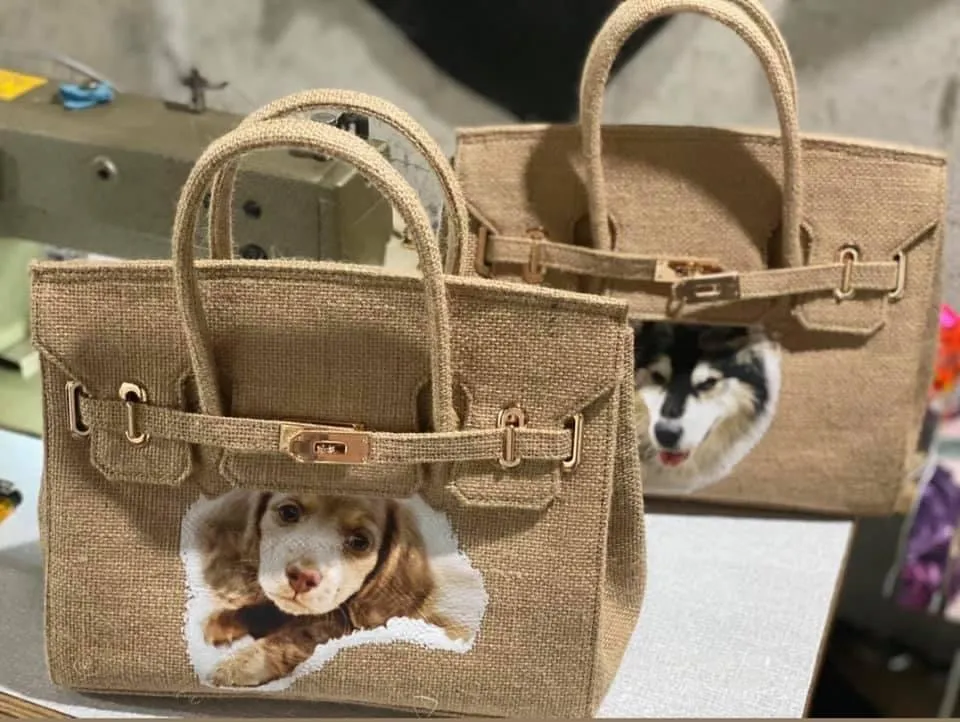 Burlap Birkin