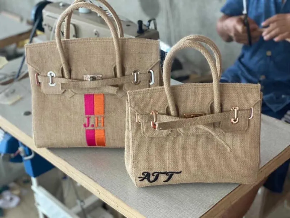 Burlap Birkin