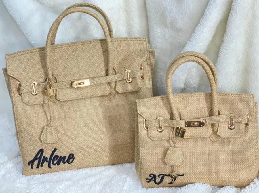 Burlap Birkin