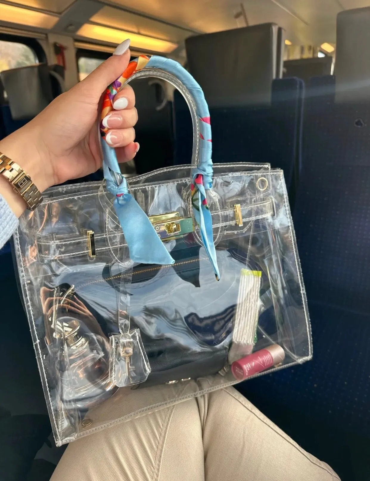 Clear PVC Birkin