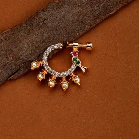 CZ Studded Nose Pin