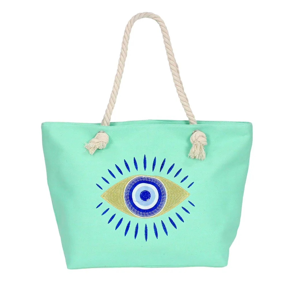 Evil Eye Beach Bag Tote Bag