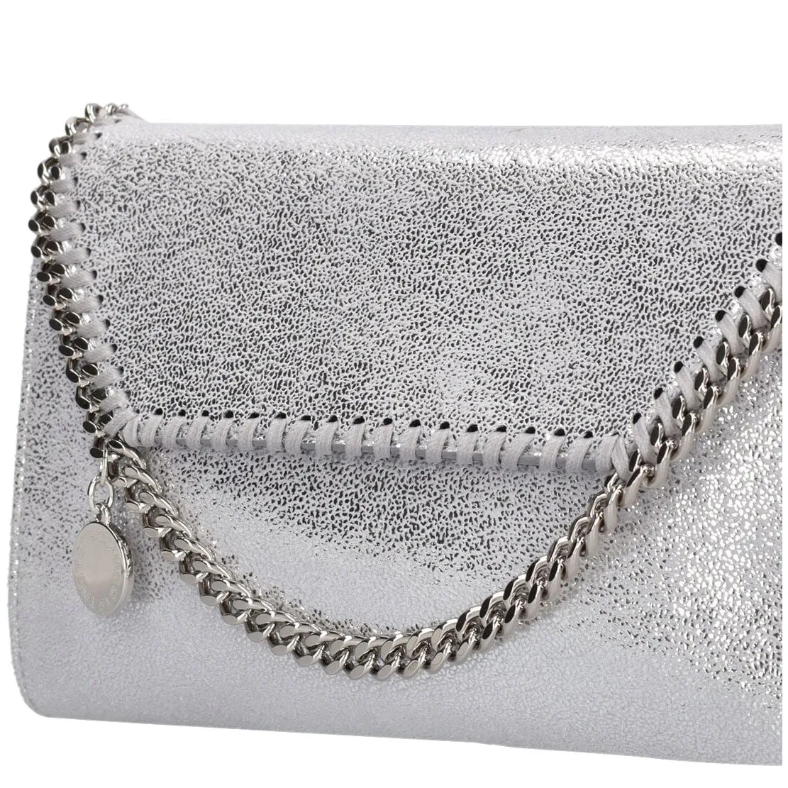 Falabella Wallet on Chain, Silver