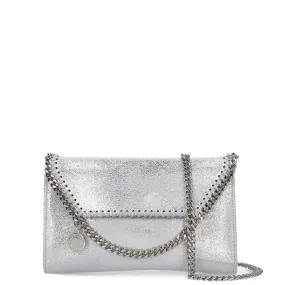 Falabella Wallet on Chain, Silver