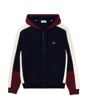 Felpa Uomo Lacoste Blu Bordeaux