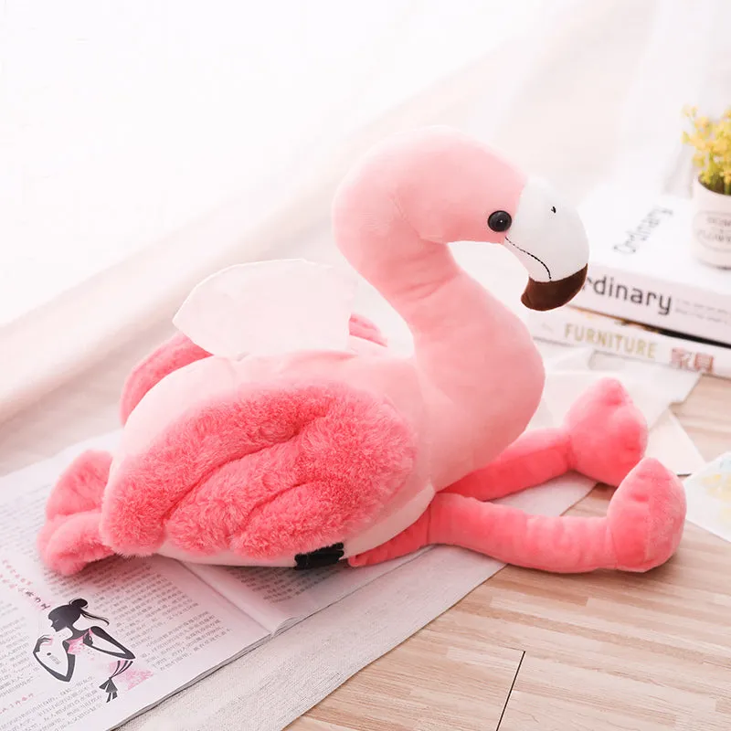 Flamingo de peluche