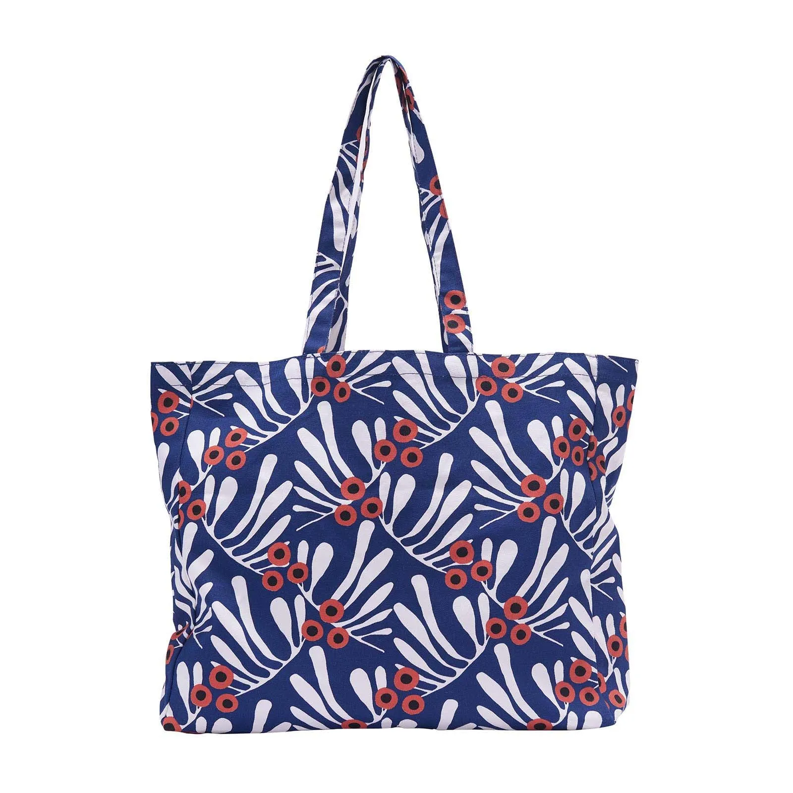 Francoise Navy Little Shopper Tote Bag