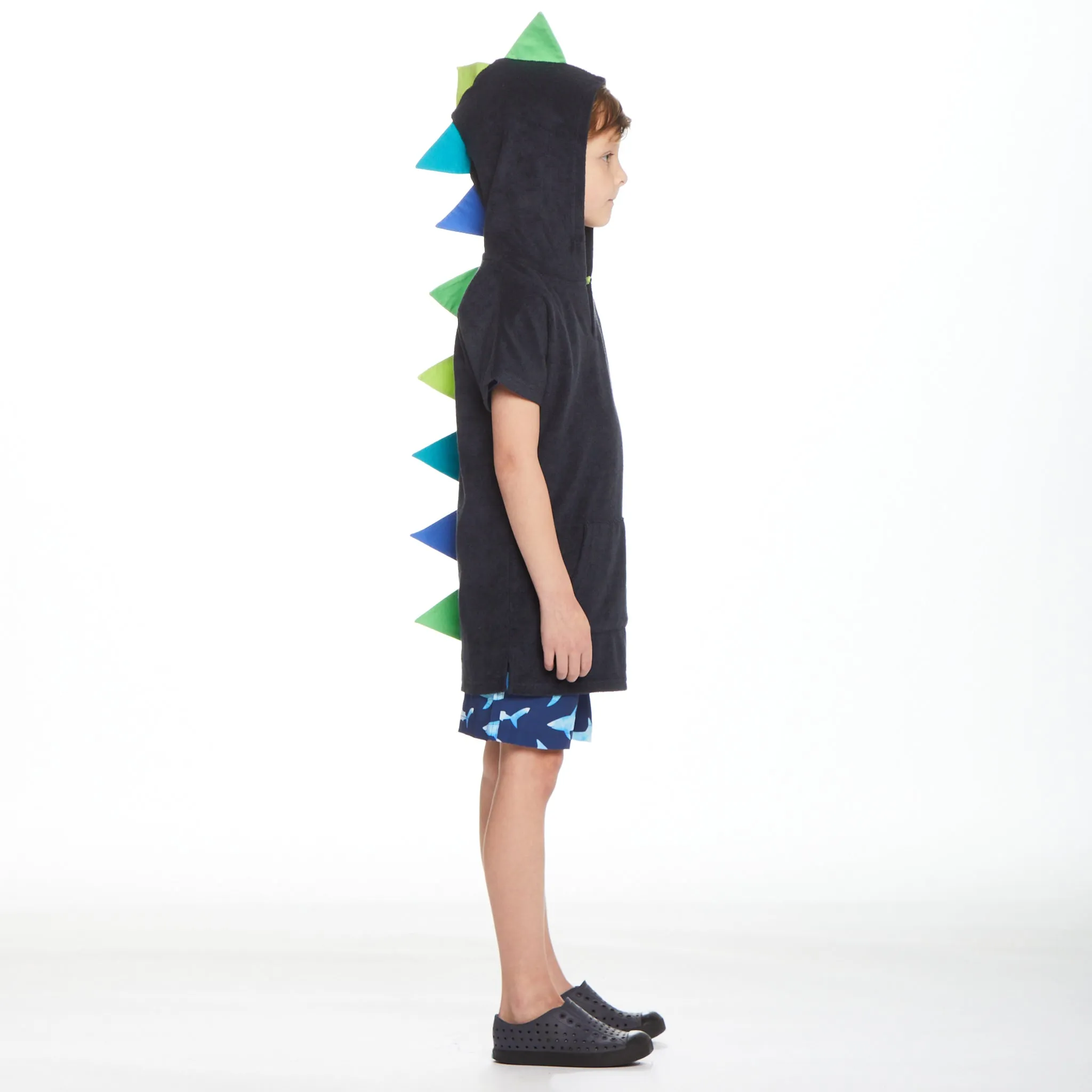 French Terry Nessie Spikes Cover-Up | Navy