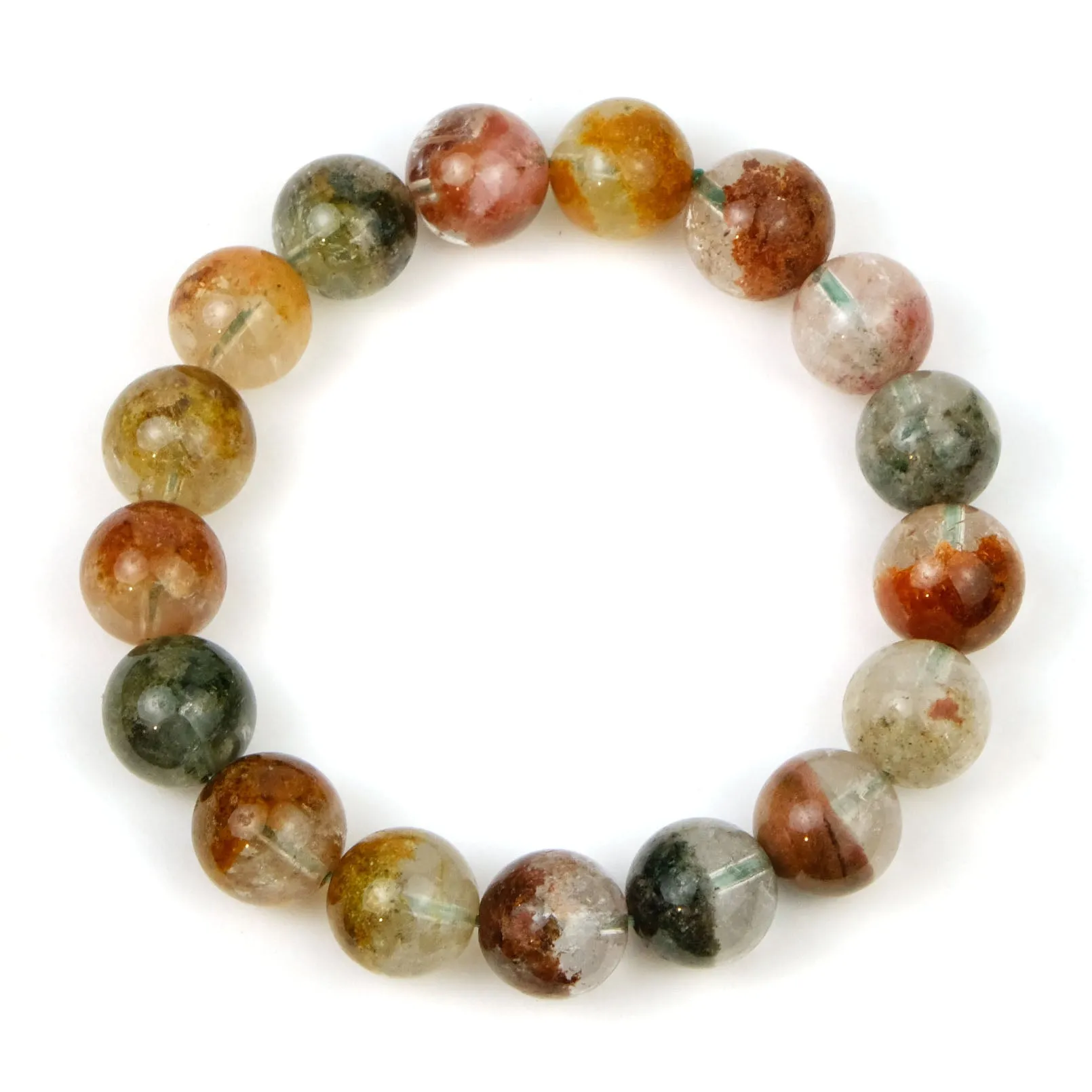 Garden Quartz Stretch Bracelet 11-12mm