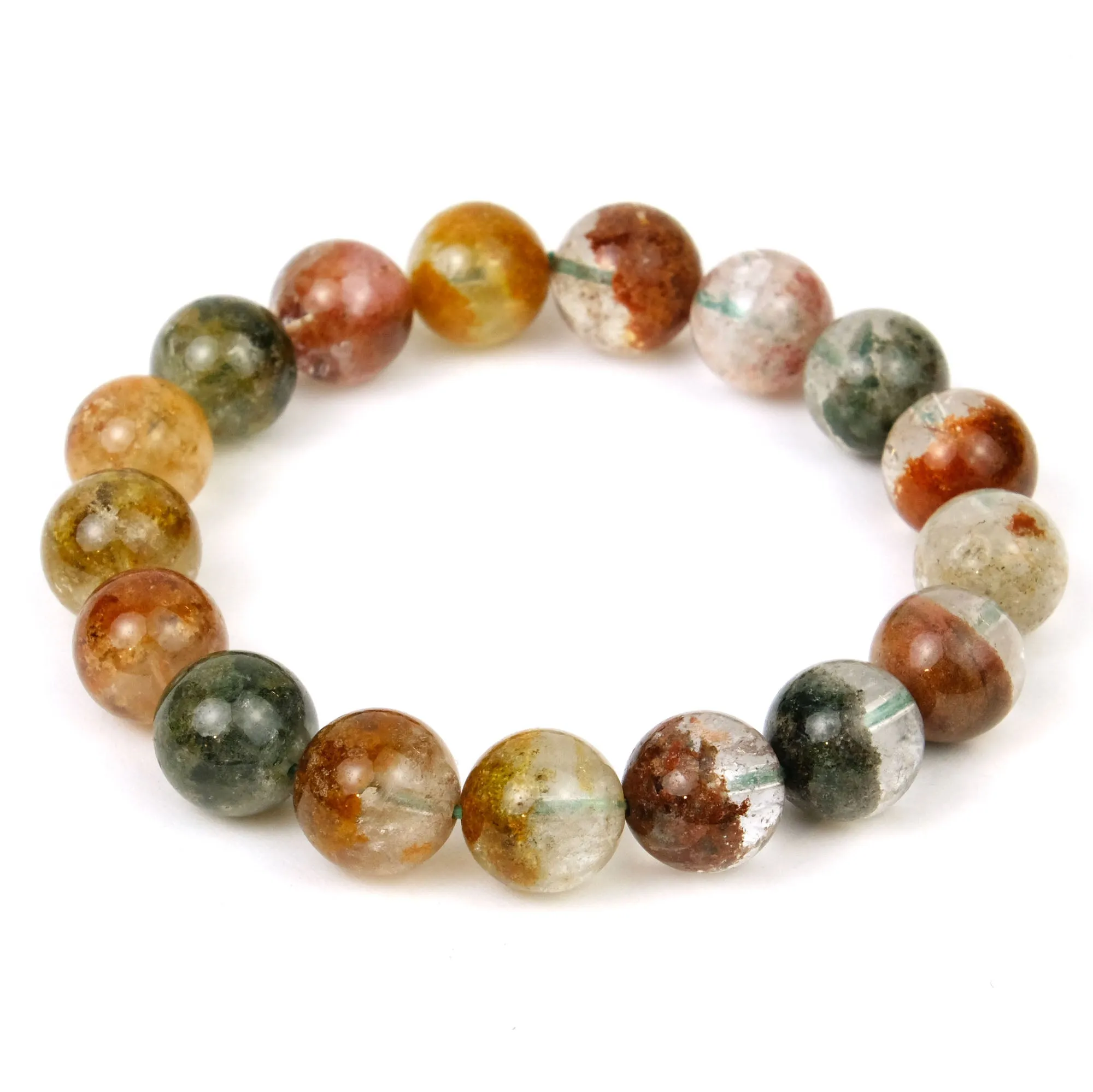 Garden Quartz Stretch Bracelet 11-12mm