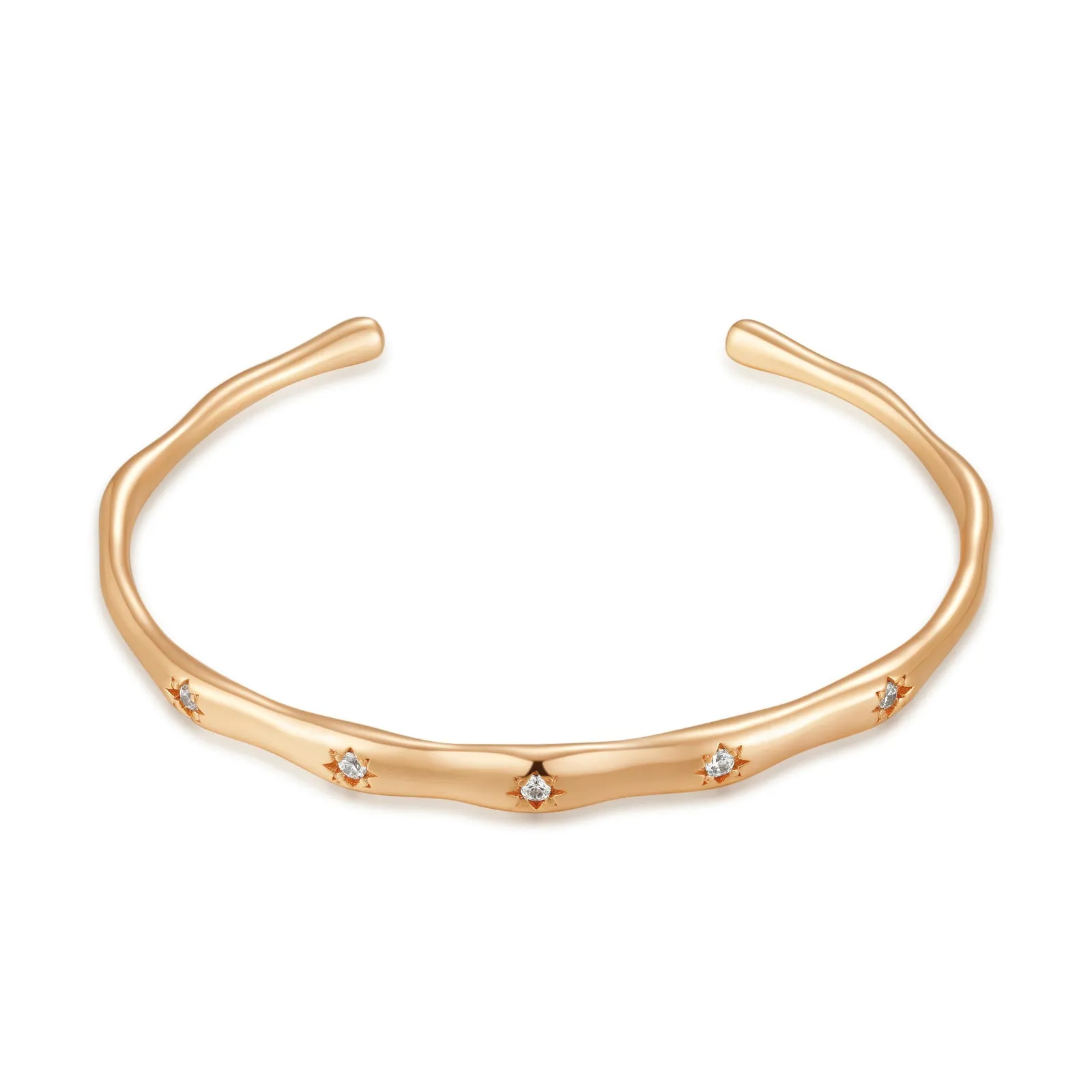 Gold Star Bangle - Little Star