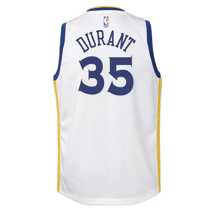 Golden State Warriors Kevin Durant Nike Swingman Association Jersey Kids - White | Ireland G7669G2