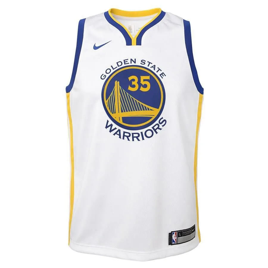 Golden State Warriors Kevin Durant Nike Swingman Association Jersey Kids - White | Ireland G7669G2