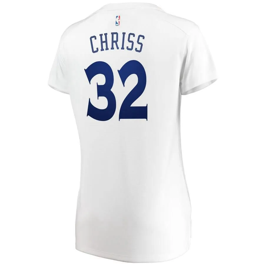 Golden State Warriors Marquese Chriss Fanatics Branded Fast Break Player Association Jersey Womens - White | Ireland J0112S0