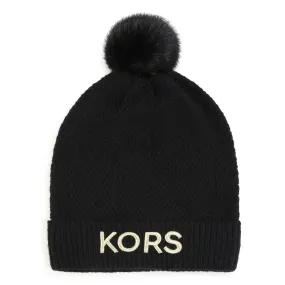 Gorro MICHAEL KORS negro para nia y adolescentes