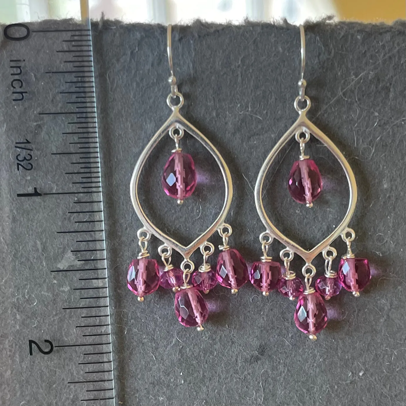 In The Pink Chandelier Earrings