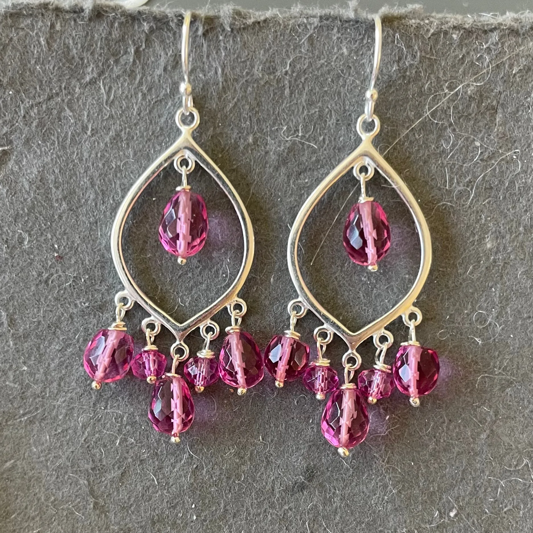 In The Pink Chandelier Earrings