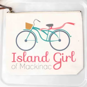 Island Girl Zippered Pouch