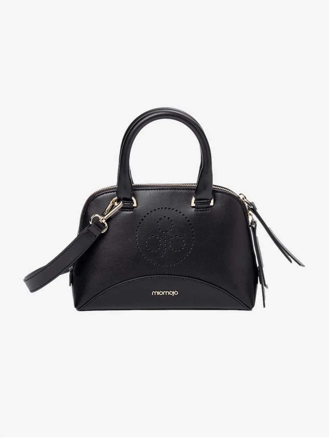 Isotta Vegan Apple Leather Mini Handbag | Black