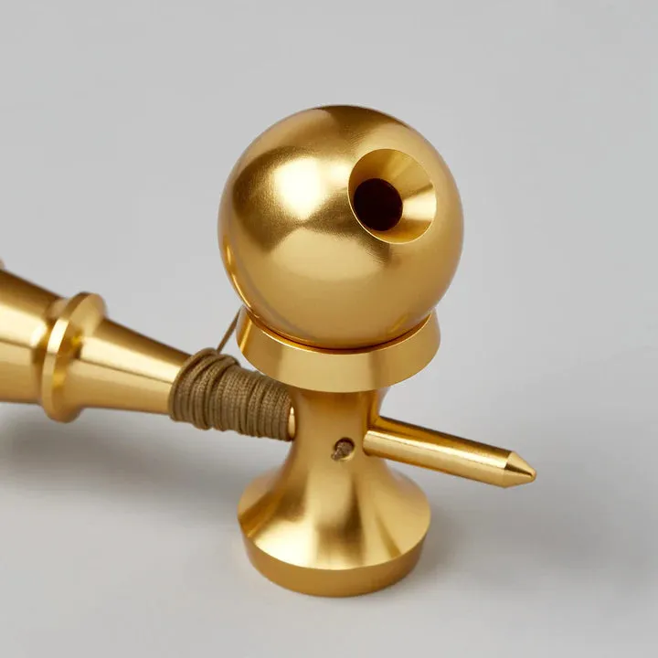 Kendama Krom metal golden nugget