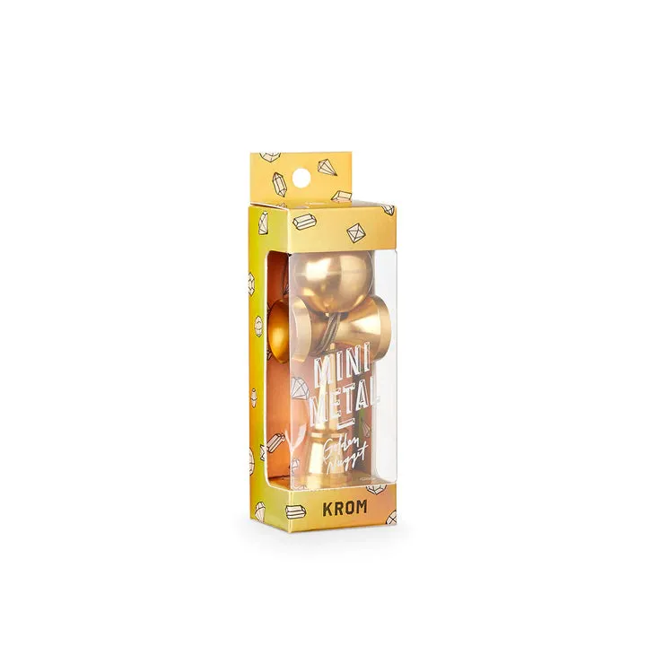 Kendama Krom metal golden nugget