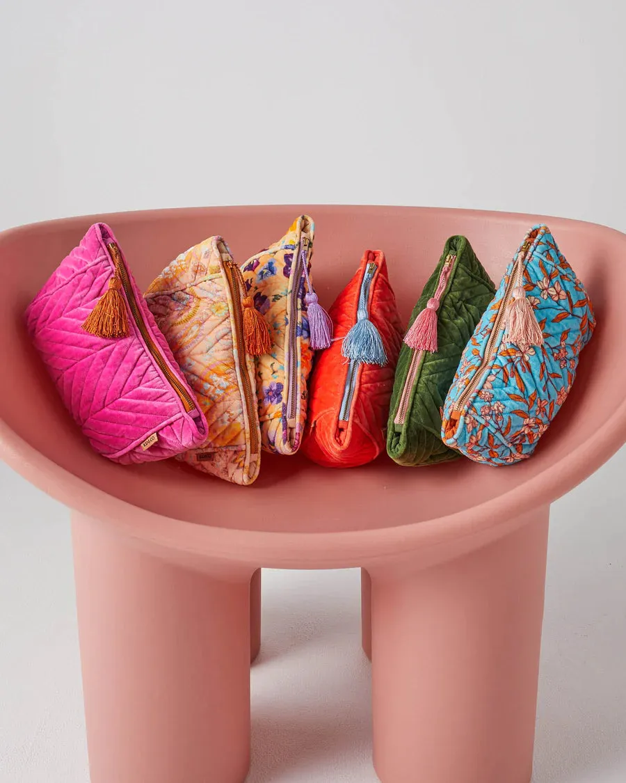 Kip & Co | Sweet Talker Velvet Toiletry Bag