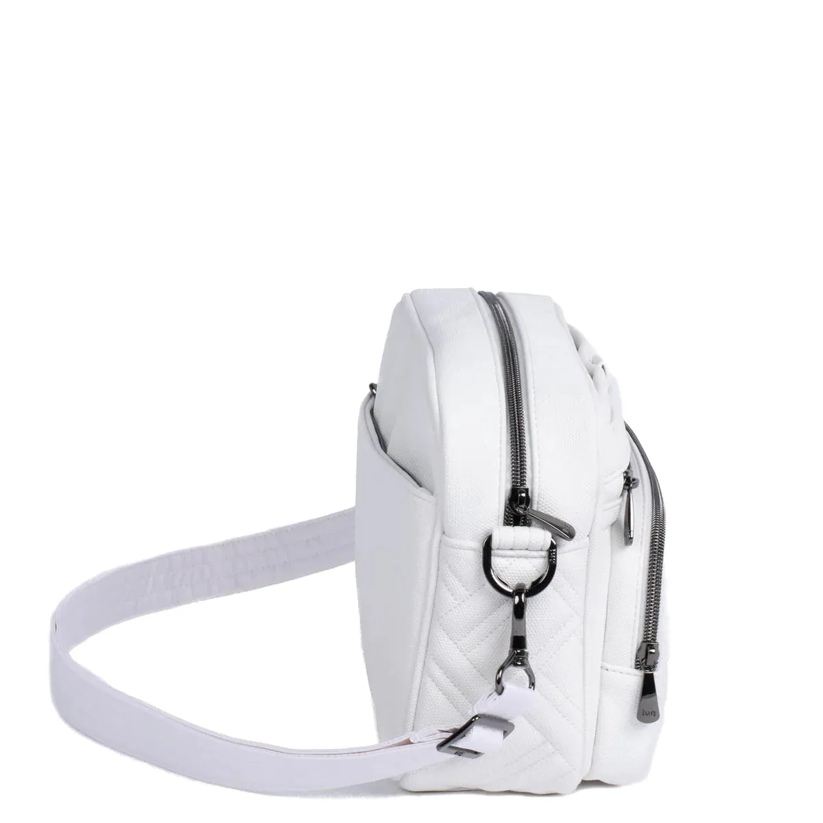 LUG Carousel XL Matte Luxe VL Crossbody Bag in White