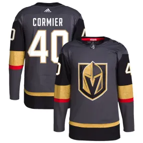 Lukas Cormier Vegas Golden Knights adidas Alternate Authentic Pro Jersey - Gray