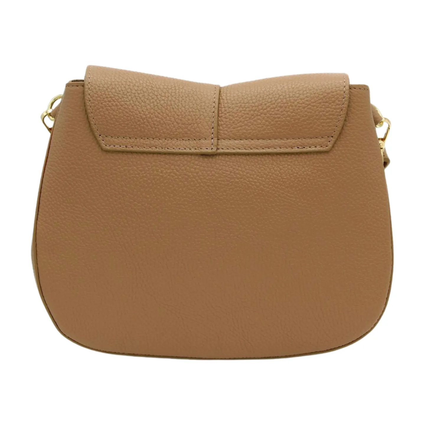 MARCO MOREO Tan Leather Saddle Bag 1816