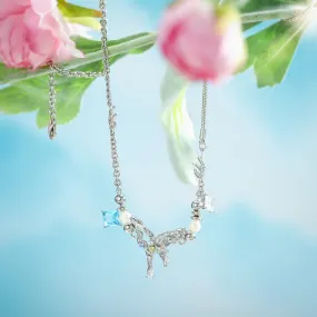 Melting Aurora Butterfly Necklace