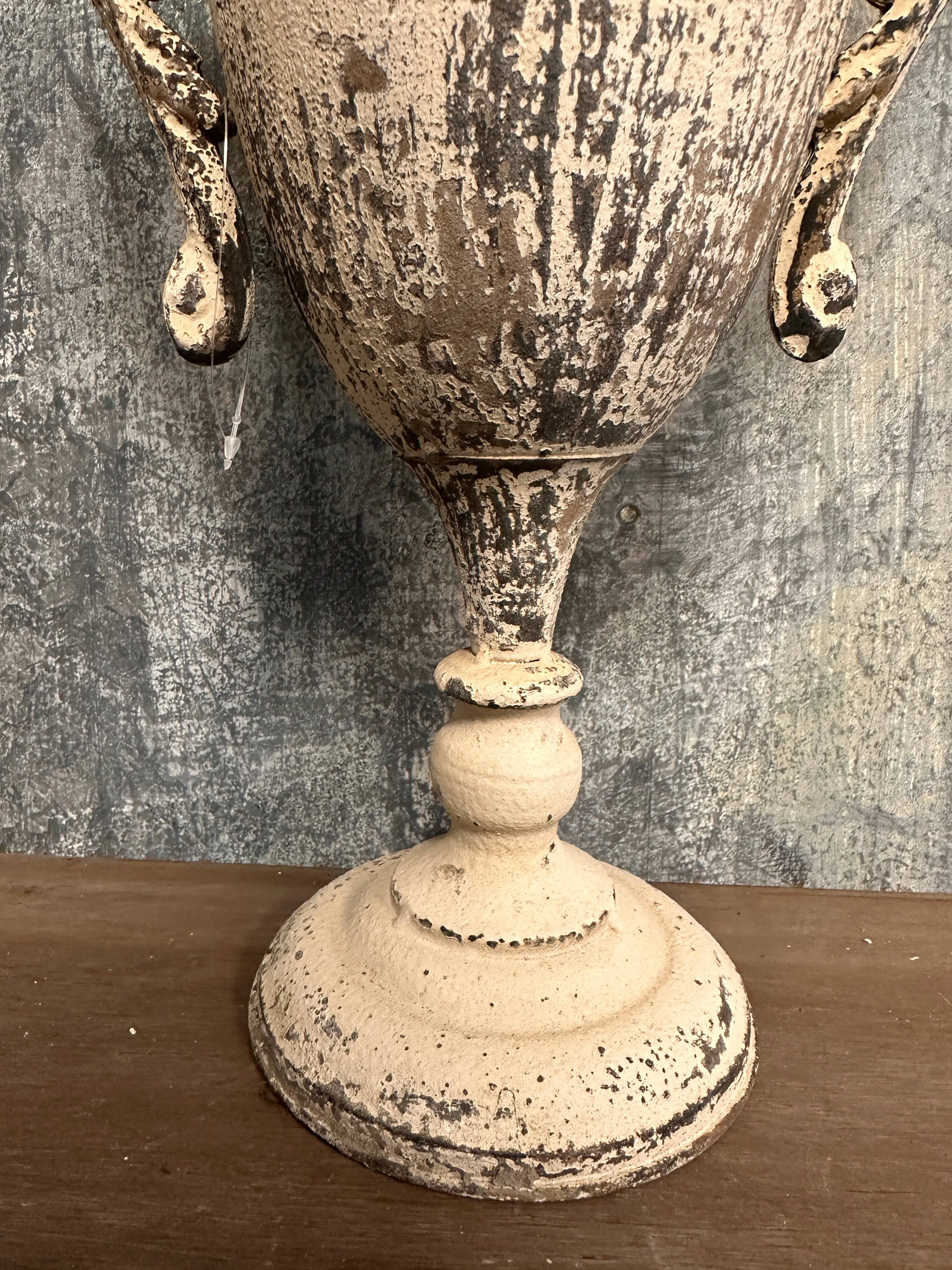 Metal Trophy Flower Vase