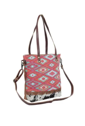 Myra Pink Charm Tote Bag