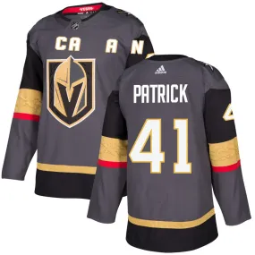 Nolan Patrick Vegas Golden Knights adidas Alternate Authentic Jersey - Gray