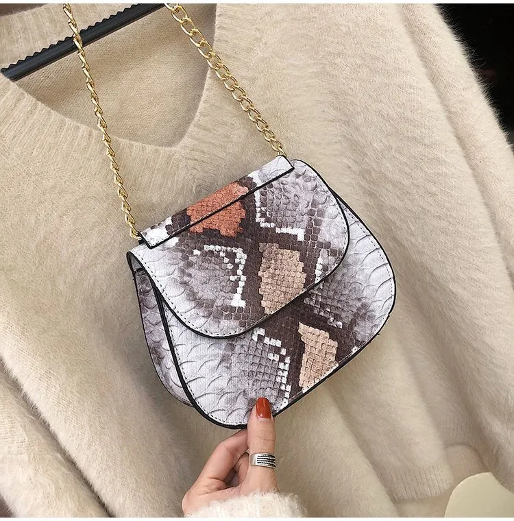 Nooria Snakeskin Bag