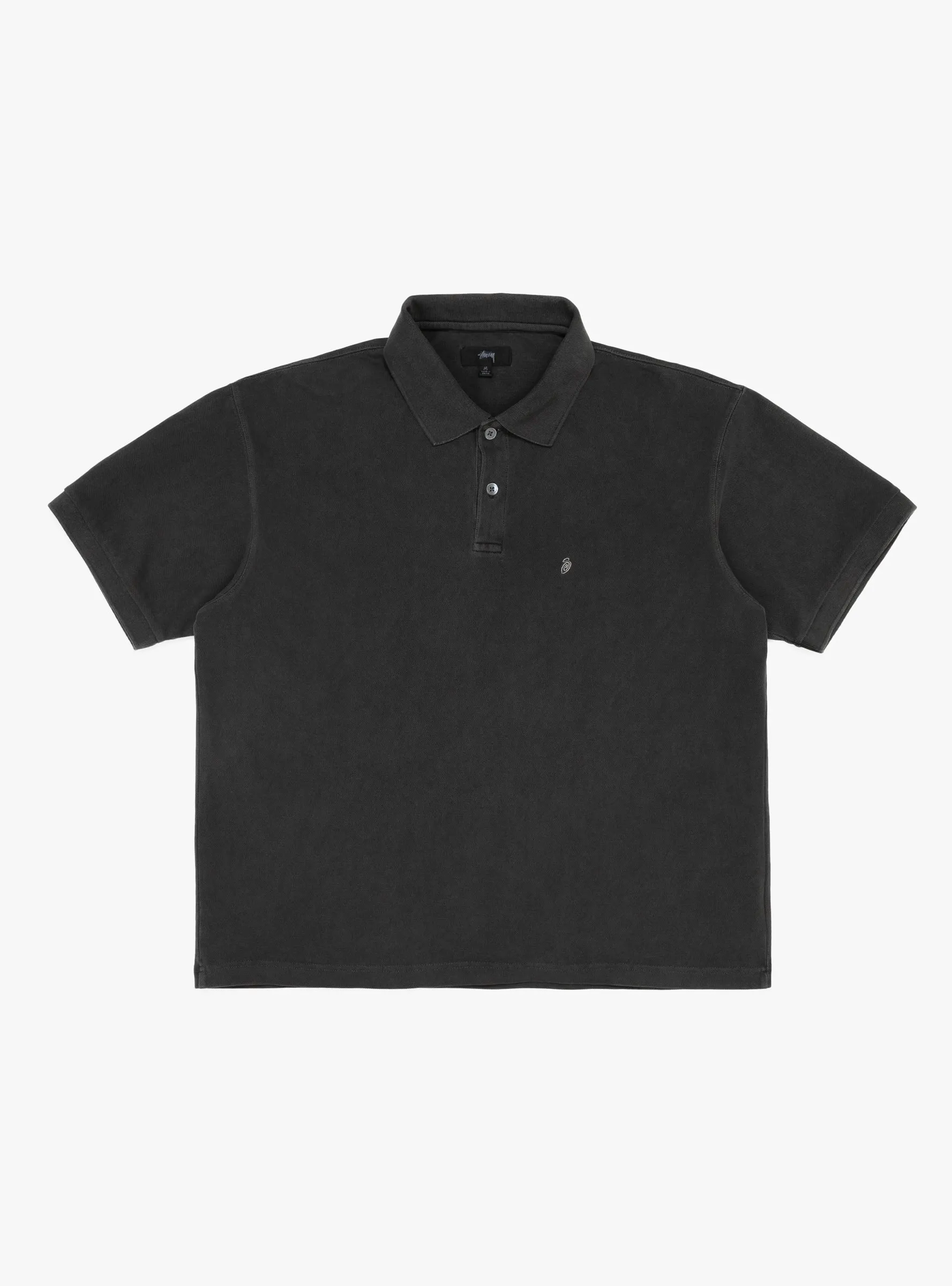 Pig. Dyed Pique Polo Black