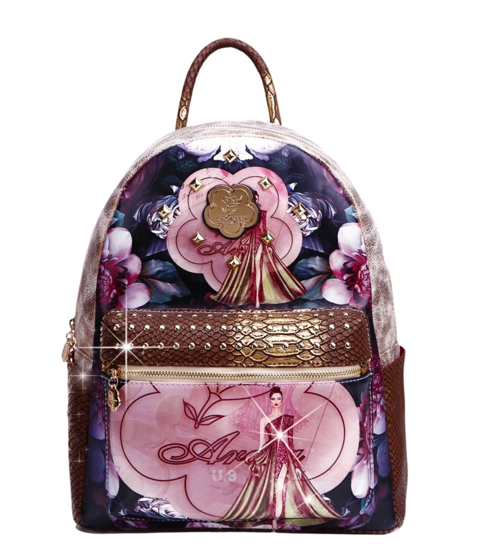 Queen Arosa Backpack with Multiple Pockets