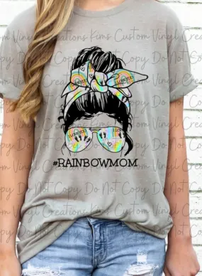 #RainbowMom Messy Bun