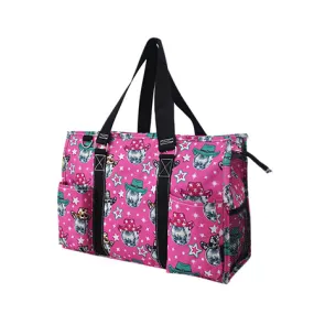 SALE! Disco Cowgirl NGIL Zippered Caddy Organizer Tote Bag