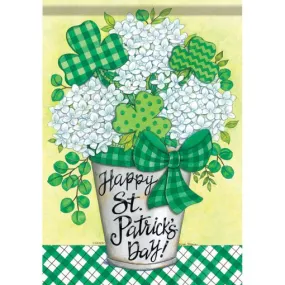 St. Patricks Bucket - Garden Flag