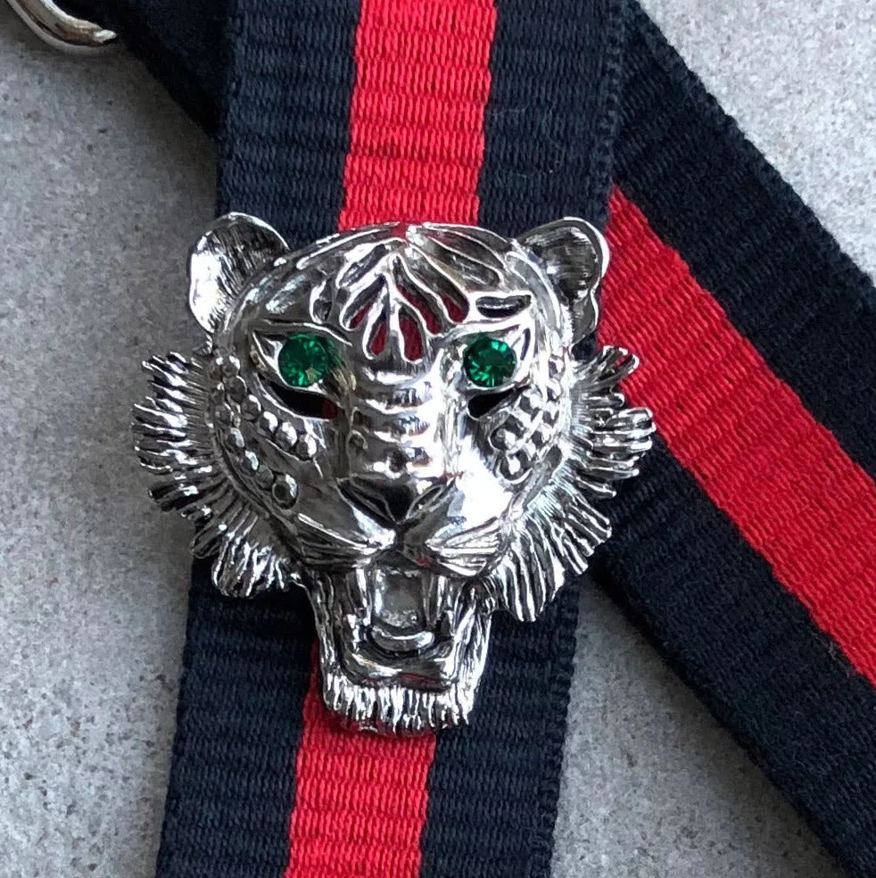 Strap 40 Tiger Silver/Green, Red/Blue