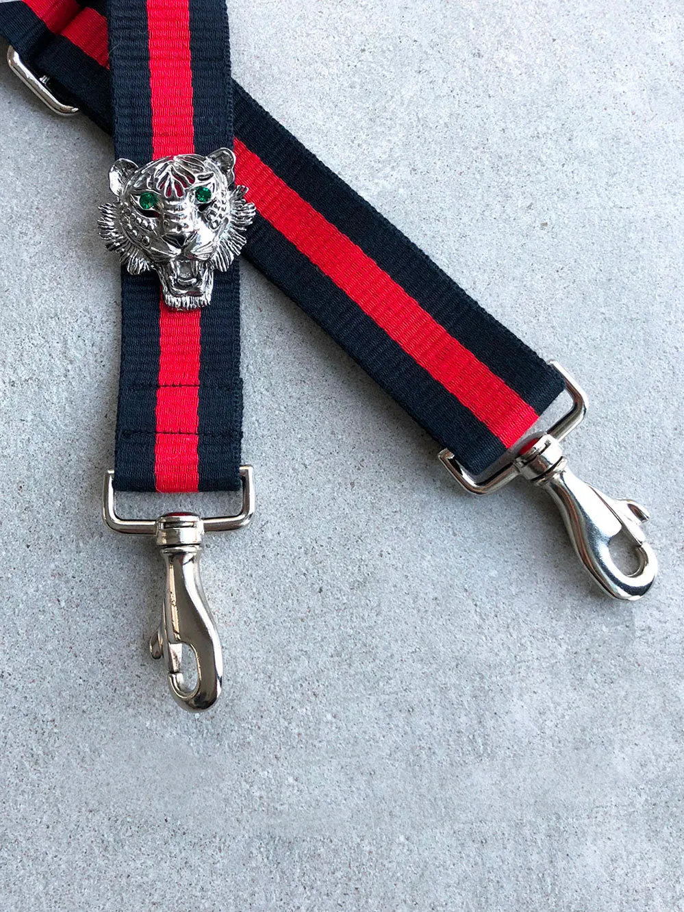 Strap 40 Tiger Silver/Green, Red/Blue