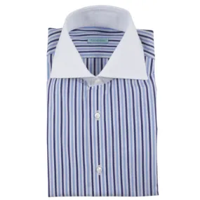 The White Collar Dress Shirt | Blue Stripe