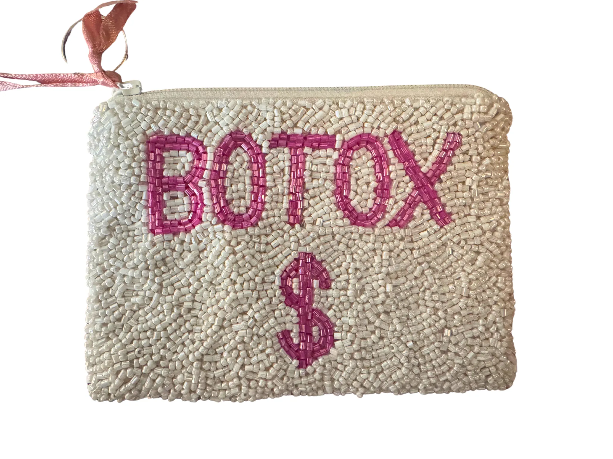 Luxurious Hand-Beaded BOTOX Coin Purse by Tiana Designs