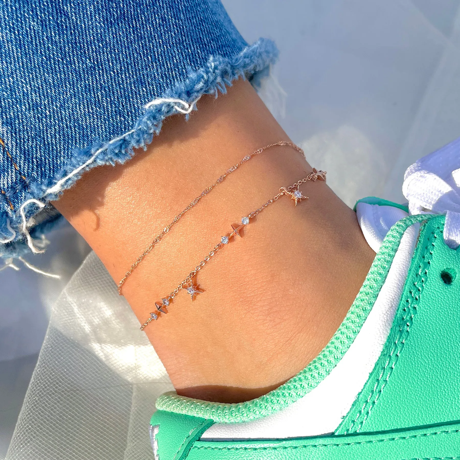 Wandering Stars Anklet