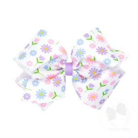 Wee Ones Bows - King - Flower Grosgrain