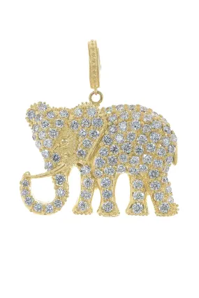 XL Garden Of Eden Diamond Elephant Charm